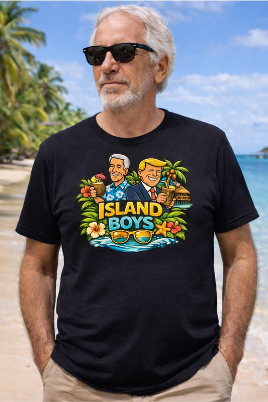 Island boys, Jeffrey Epstein - Trump - Funny T-shirt