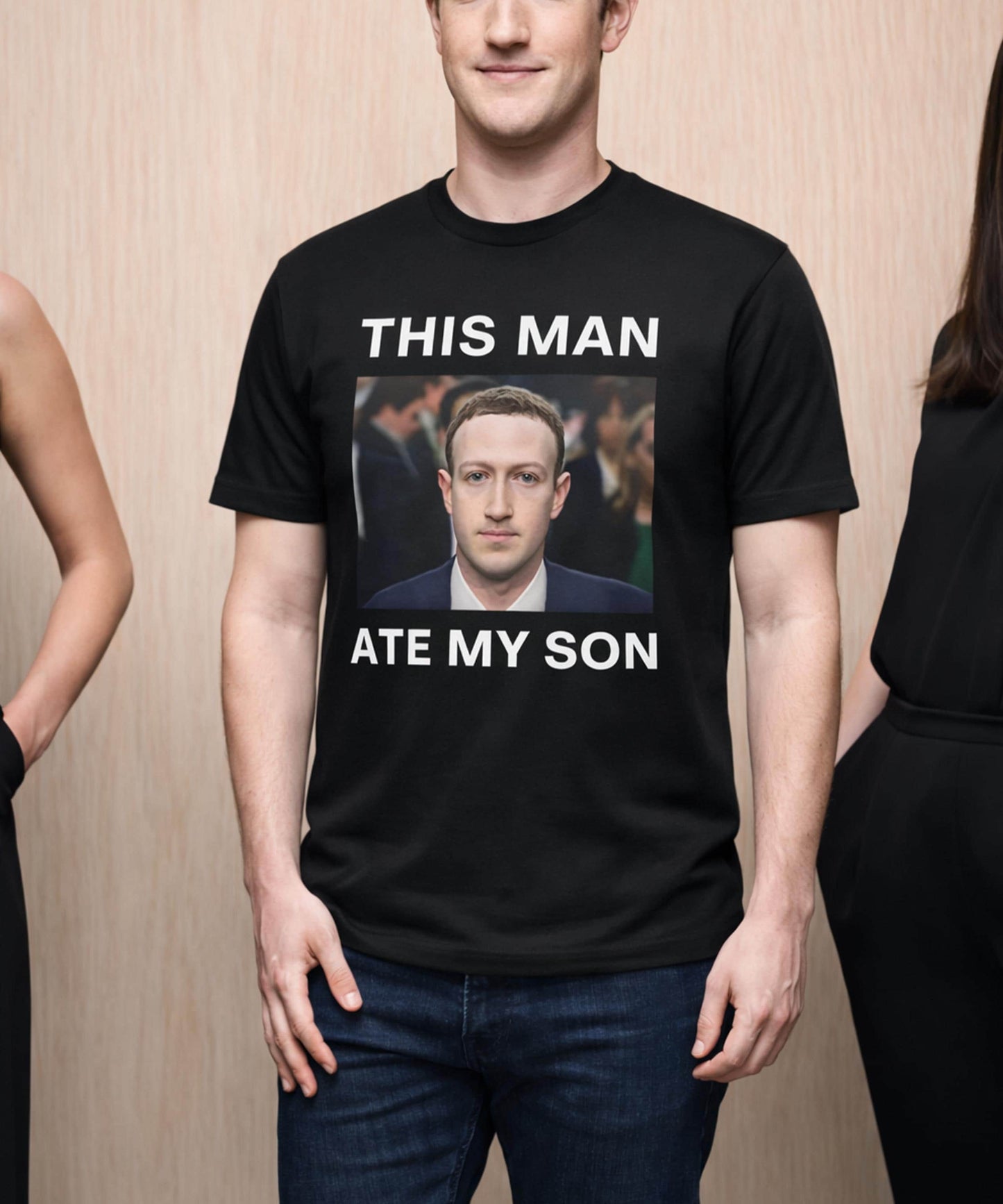 This man Ate My Son Zuckerberg Funny T-shirt