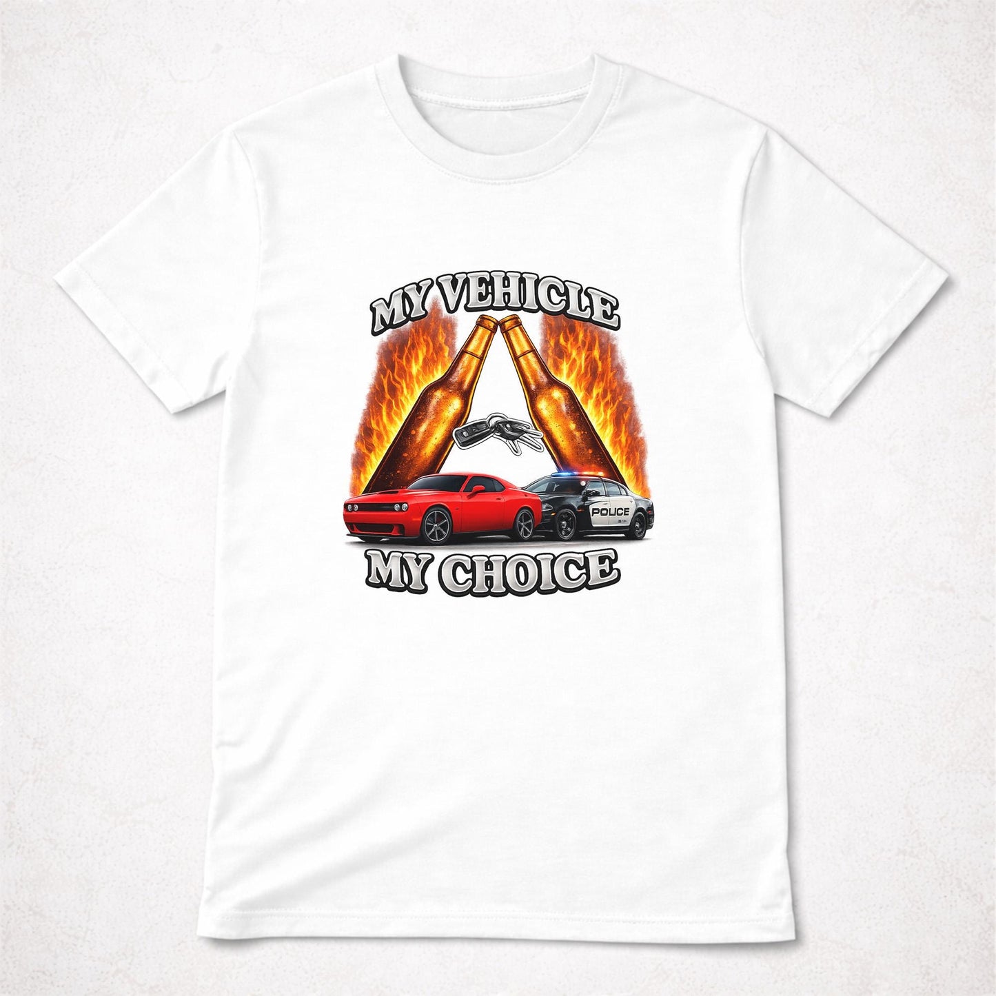 My Vehicle My Choice Funny T-shirt