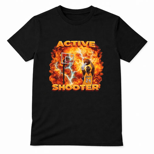 Active Shooter - Funny T-shirt