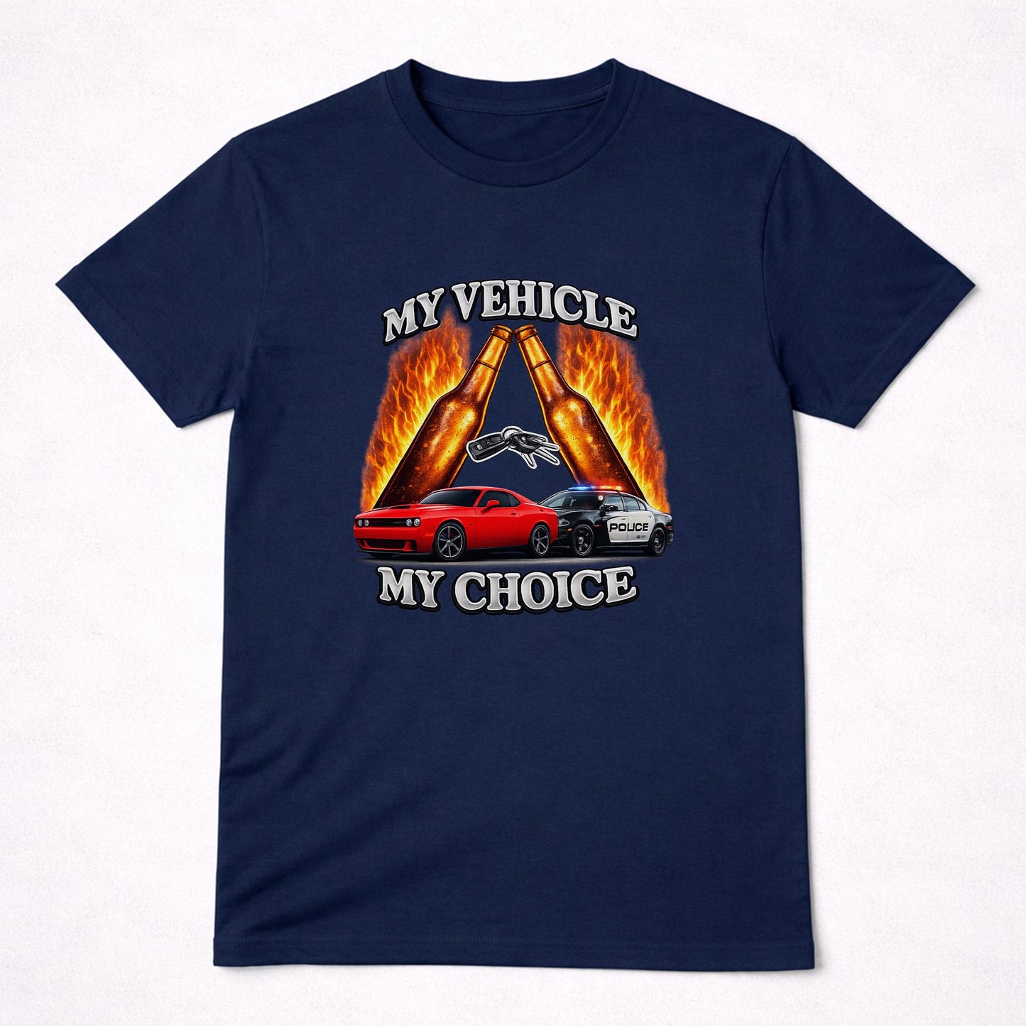 My Vehicle My Choice Funny T-shirt