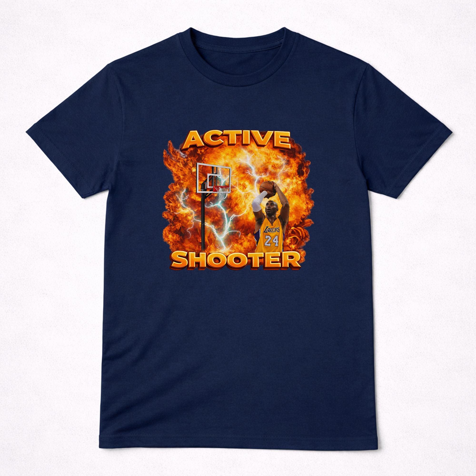 Active Shooter - Funny T-shirt