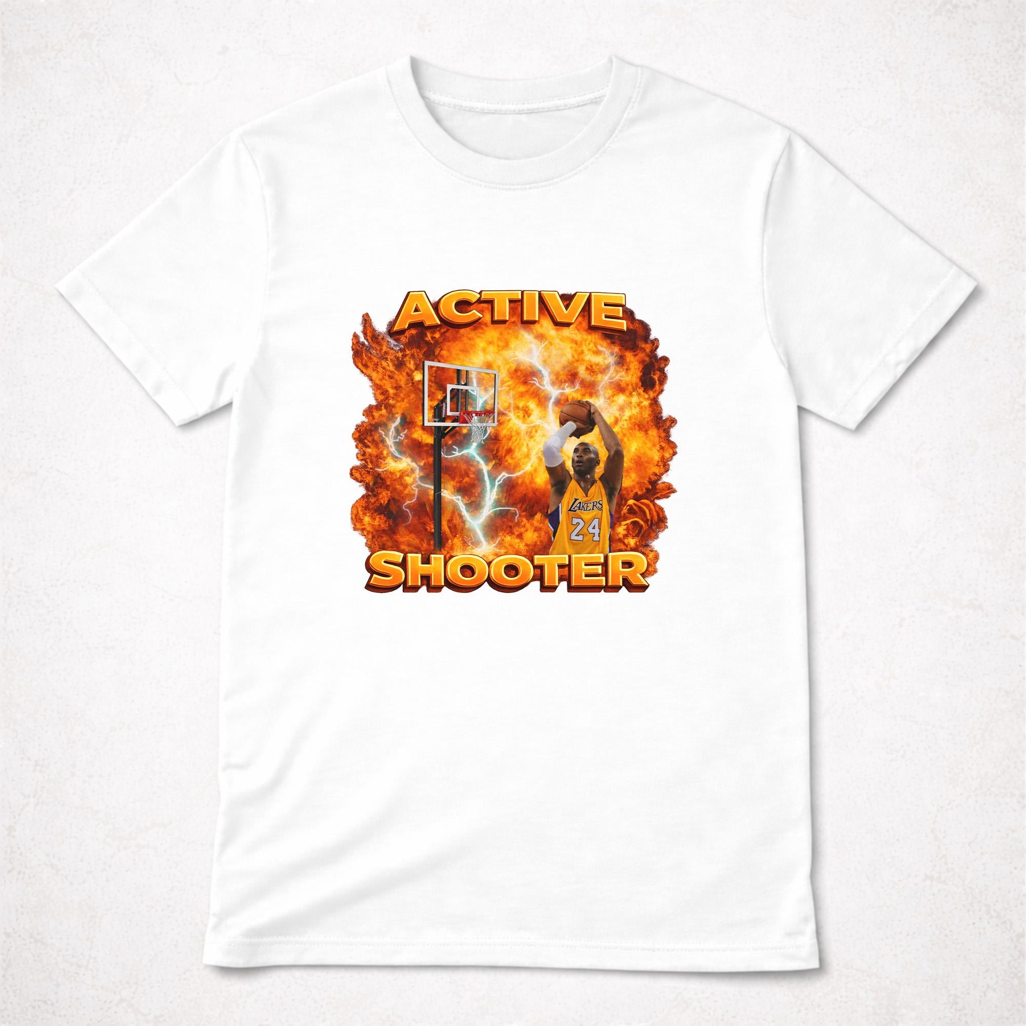 Active Shooter - Funny T-shirt