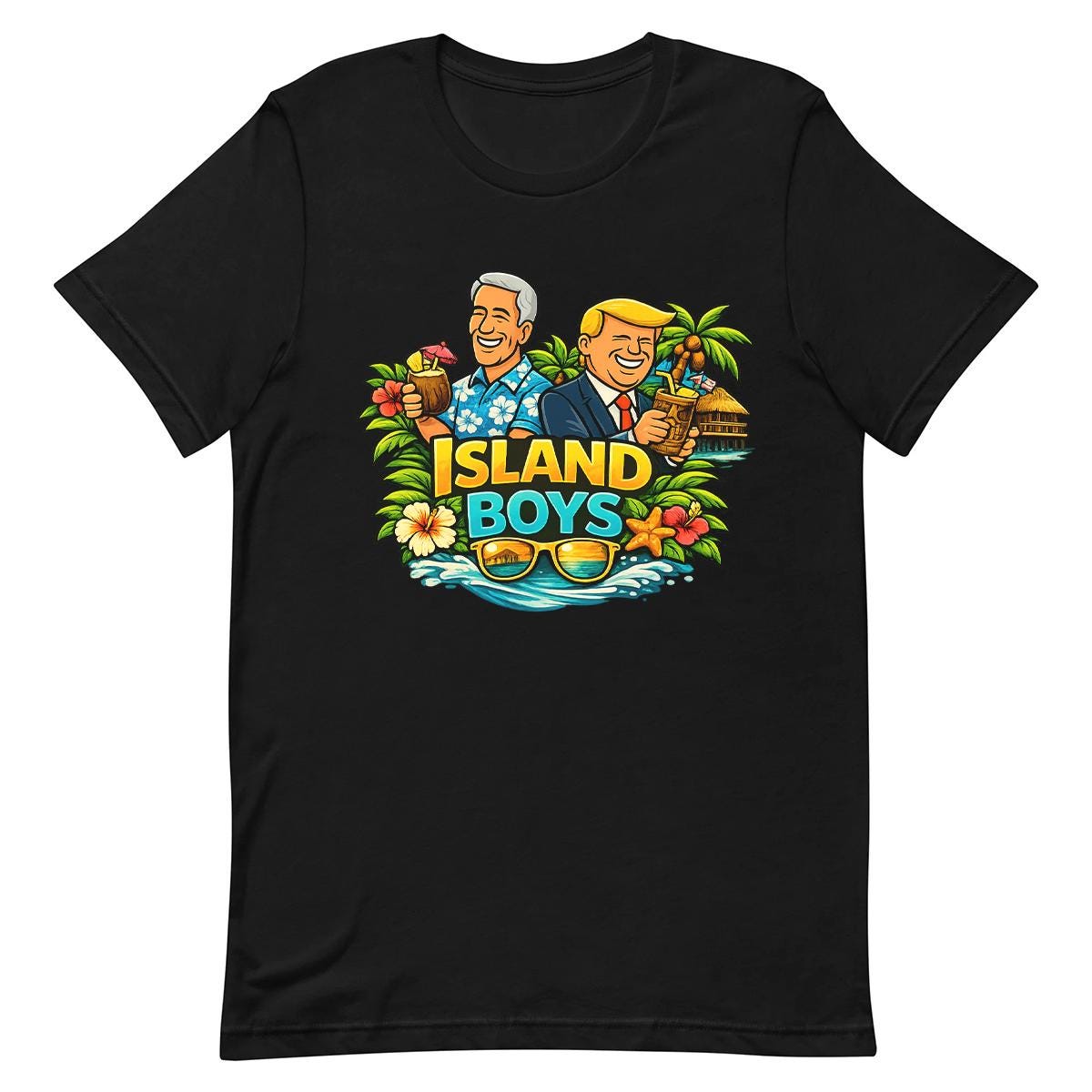 Island boys, Jeffrey Epstein - Trump - Funny T-shirt