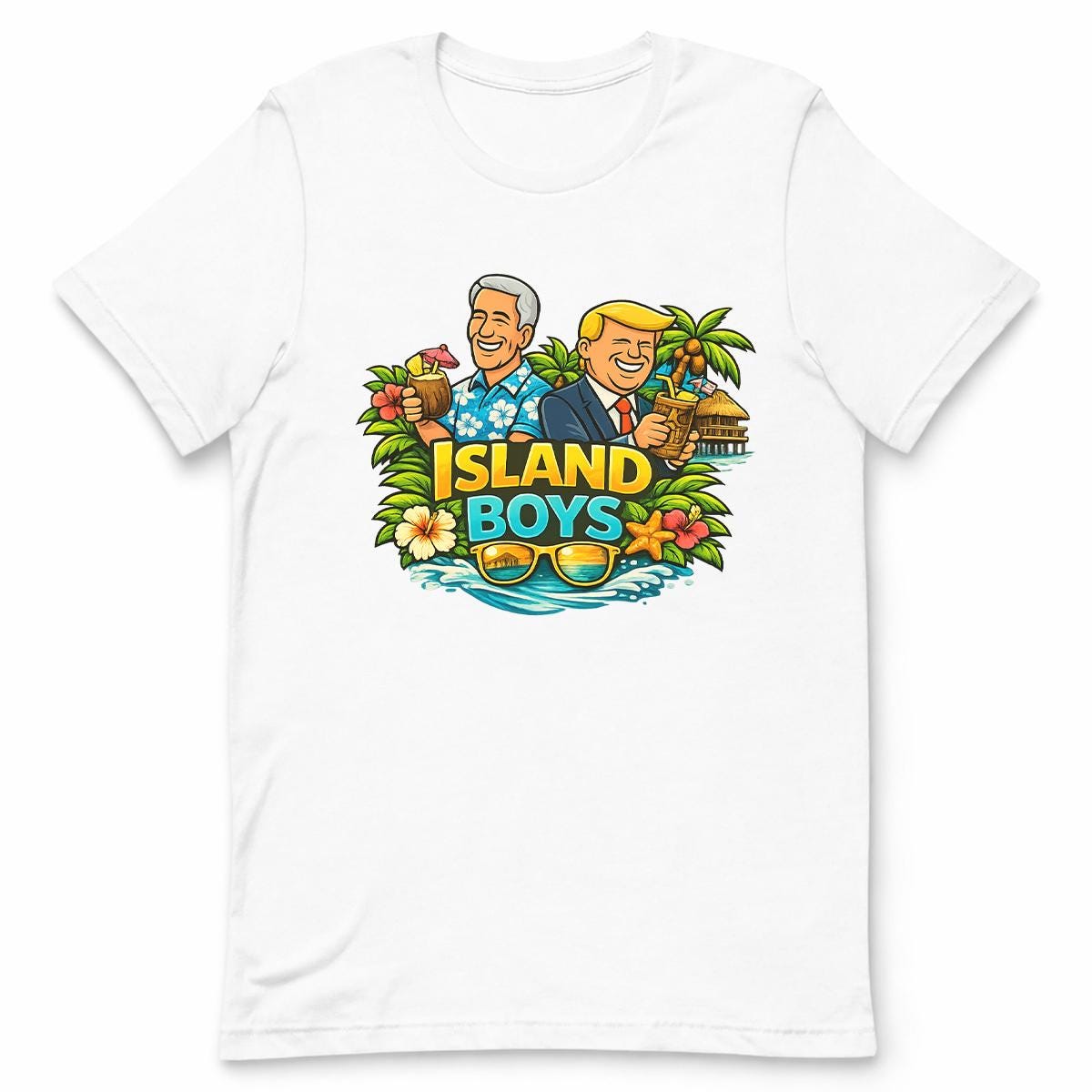 Island boys, Jeffrey Epstein - Trump - Funny T-shirt