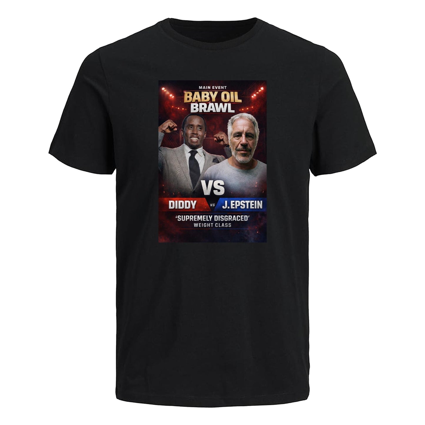 Jeffrey Epstein vs Diddy - Funny T-shirt