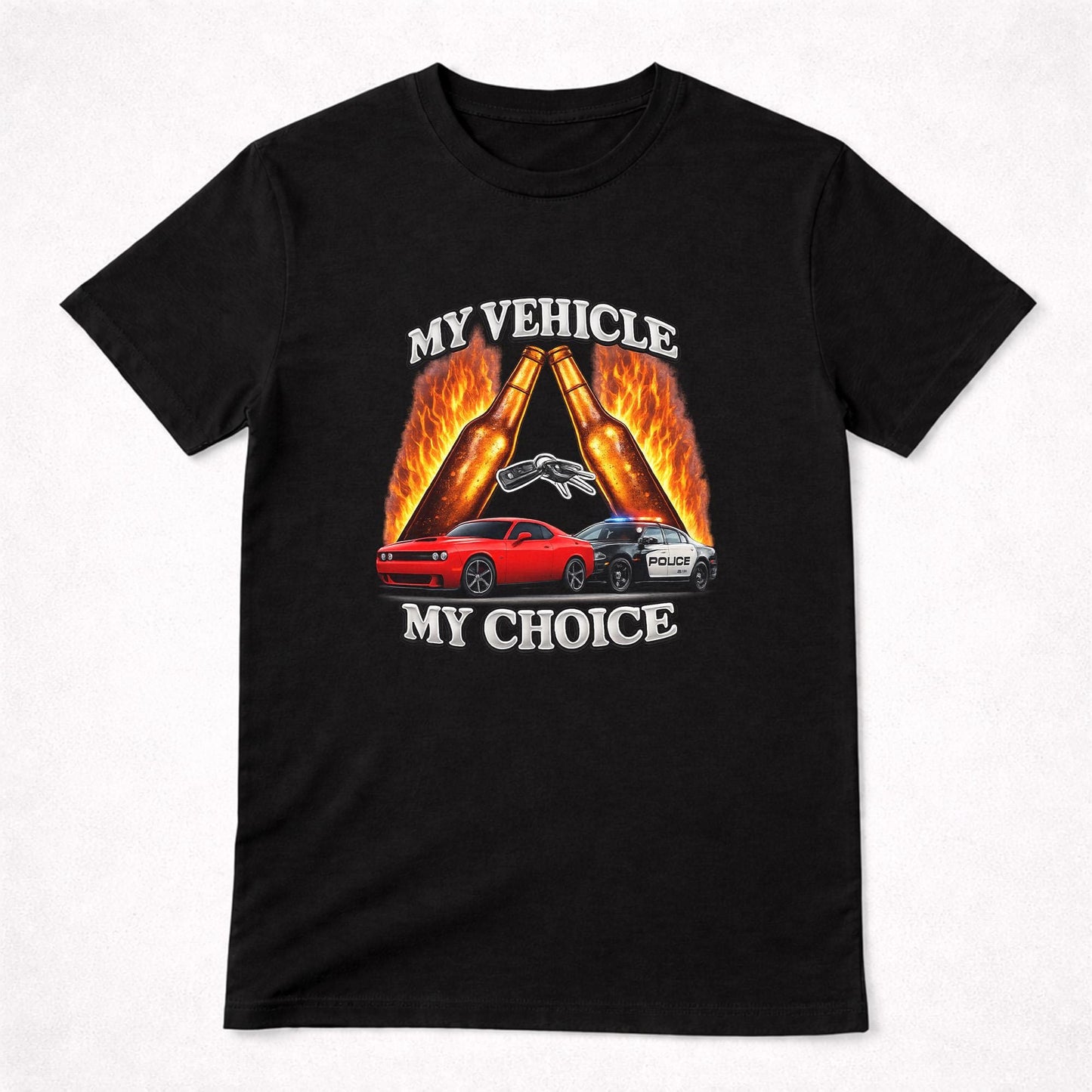 My Vehicle My Choice Funny T-shirt