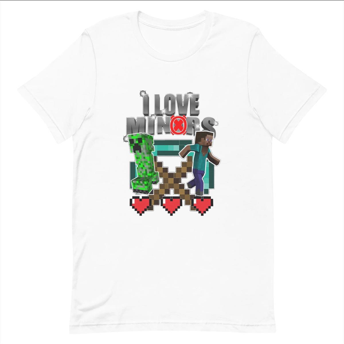 I Love Miners - Funny T-shirt